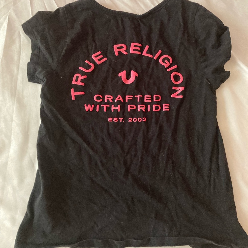 True religion black shirt